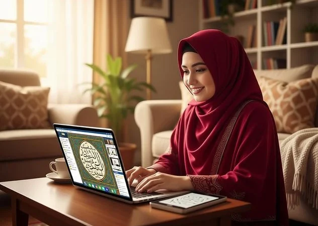 Female online Quran teacher